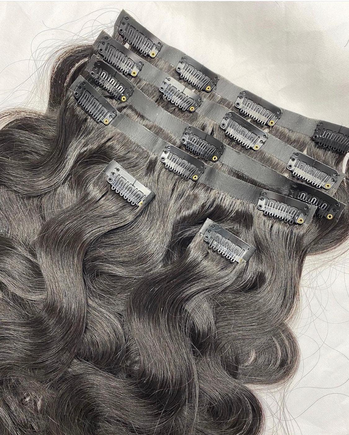 Seamless, Classic Clip-In Hair Extensions in Canada